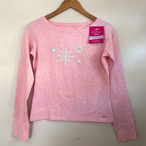 Kids Pink Long Sleeve Shirt